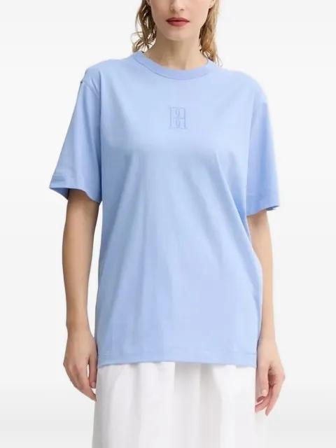 embroidered short-sleeved T-shirt by BY MALENE BIRGER