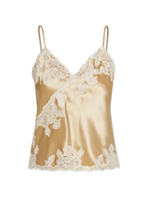 lace-trim blouse by BY MALENE BIRGER