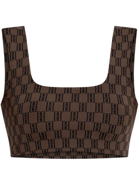 logo-jacquard top by BY MALENE BIRGER