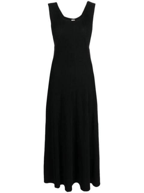 scoop-neck maxi dress by BY MALENE BIRGER