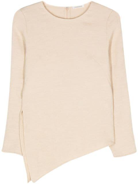 textured asymmetric top by BY MALENE BIRGER