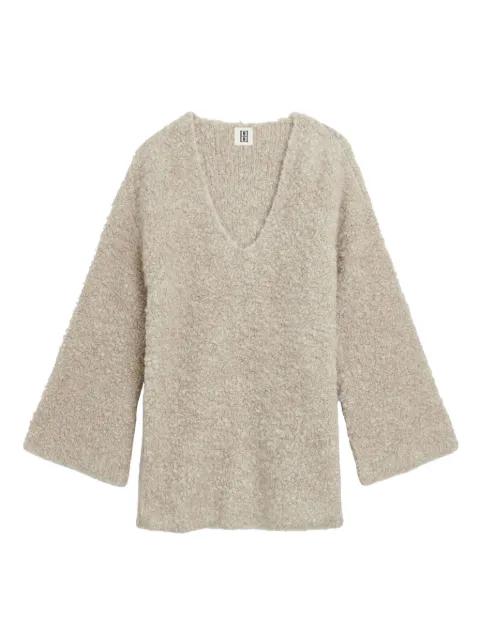 wide-sleeve sweater by BY MALENE BIRGER