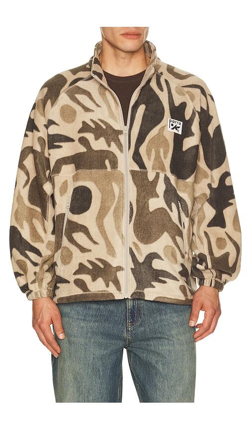 By Parra Just Like Heaven Fleece Jacket in Brown by BY PARRA