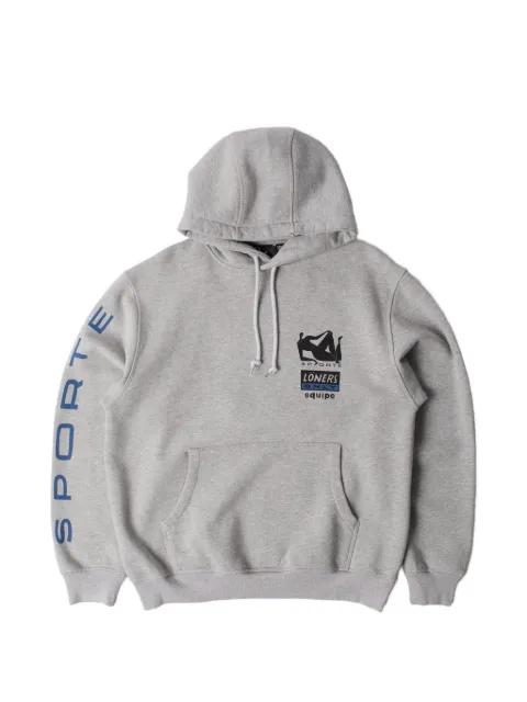 Parra Sporte graphic-detail cotton hoodie by BY PARRA