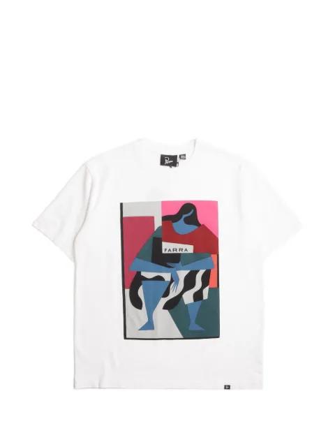 Reading the Square cotton T-shirt by BY PARRA