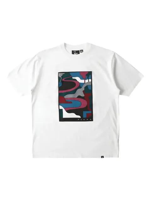 The Stelvio abstract-print T-shirt by BY PARRA