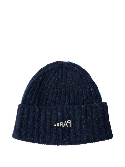 reverse-flag beanie hat by BY PARRA