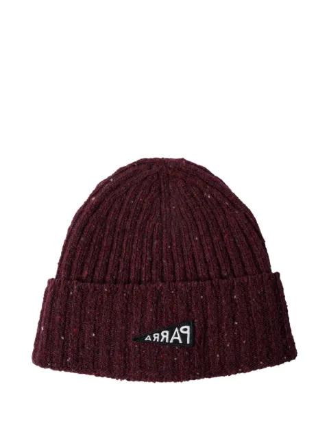 reverse flag knitted beanie by BY PARRA
