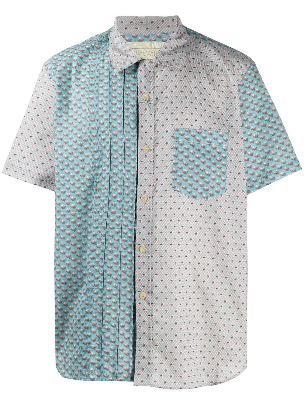 Carson panelled shirt by BY WALID