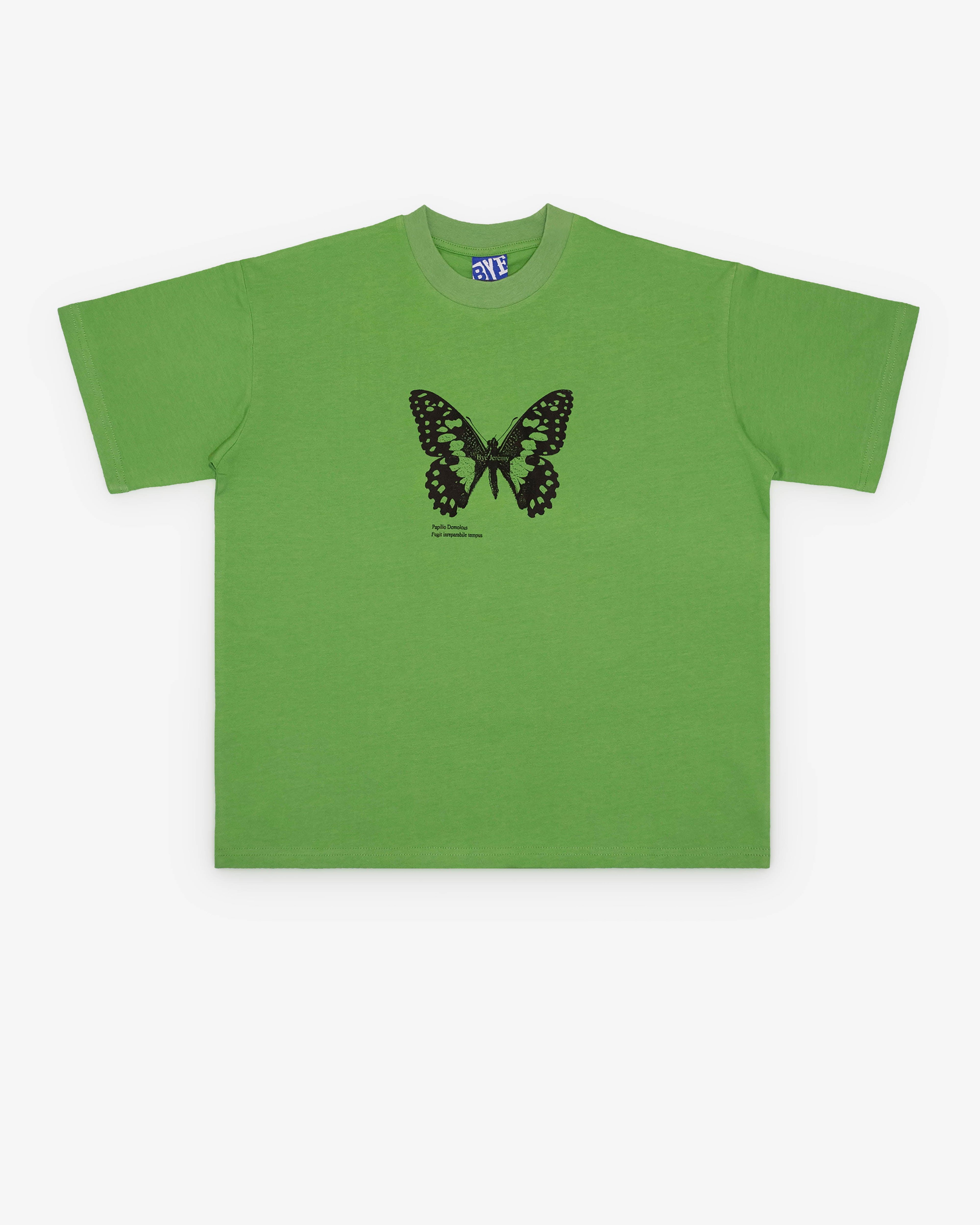 Bye Jeremy - Butterfly T-Shirt - (Green) by BYE JEREMY