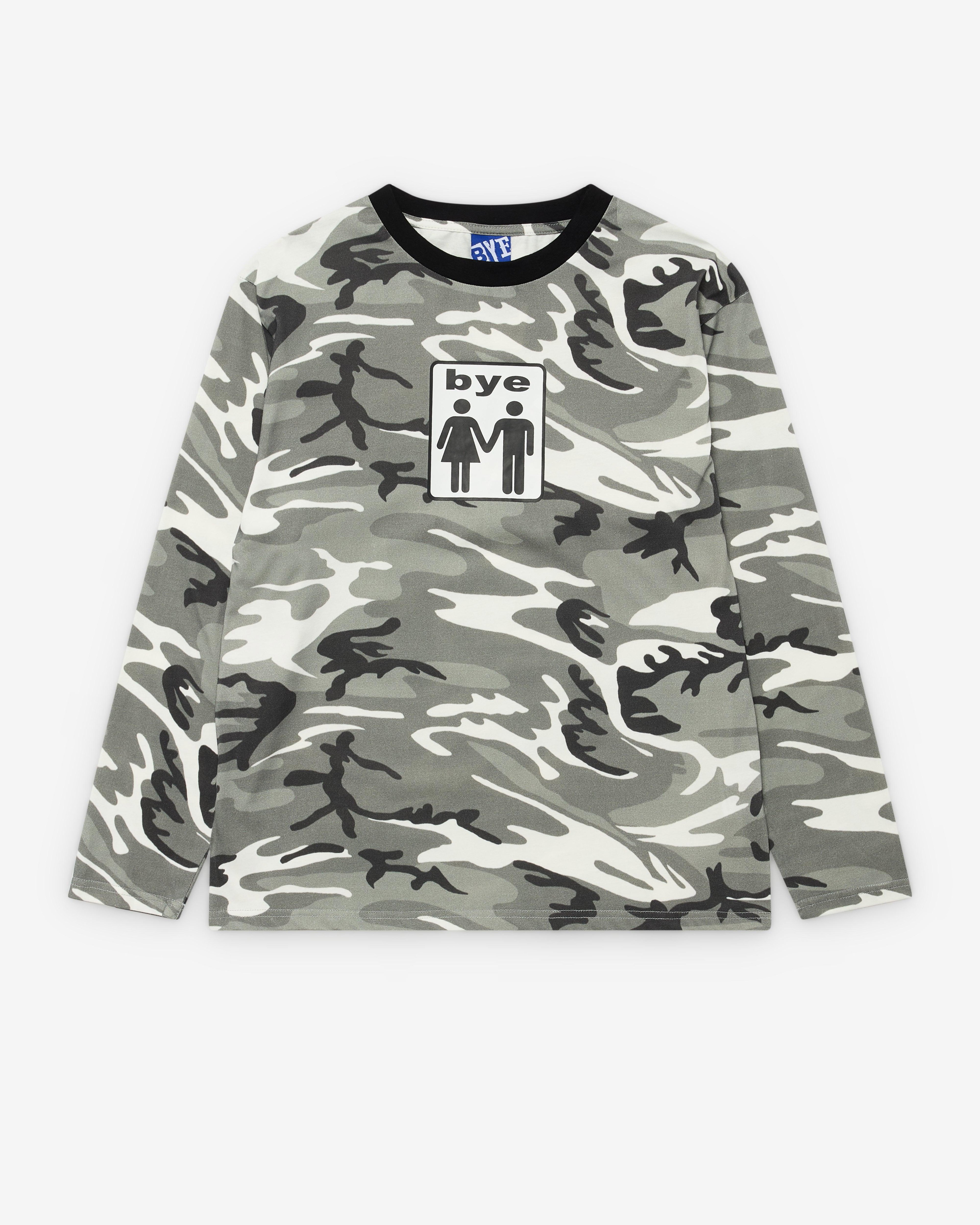 Bye Jeremy - Couple Long Sleeve T-Shirt - (Camo) by BYE JEREMY