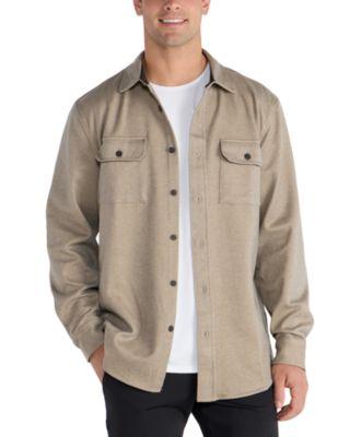 Coastal Button Front Overshirt by BYLT BASICS