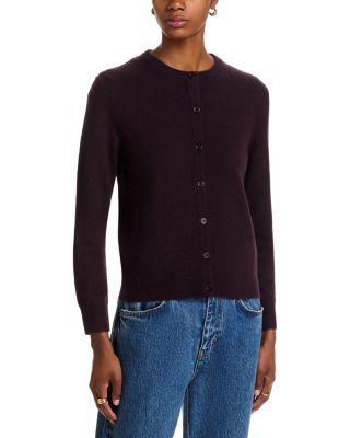100% Cashmere Crewneck Cardigan Sweater - Exclusive by C BY BLOOMINGDALE'S CASHMERE