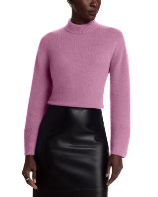 100% Cashmere Long Sleeve Mock Neck Pullover- Exclusive by C BY BLOOMINGDALE'S CASHMERE