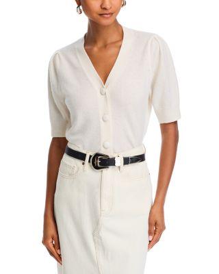 100% Cashmere Puff Sleeve Cardigan -Exclusive by C BY BLOOMINGDALE'S CASHMERE