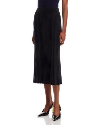 100% Cashmere Ribbed Midi Skirt - Exclusive by C BY BLOOMINGDALE'S CASHMERE