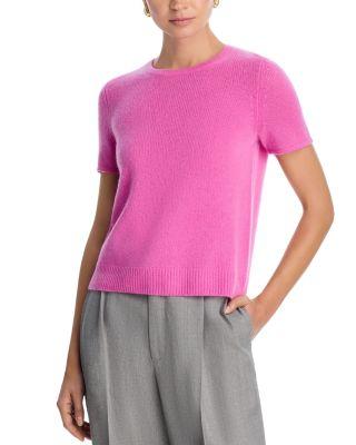 100% Cashmere Short Sleeve Shell Top - Exclusive by C BY BLOOMINGDALE'S CASHMERE