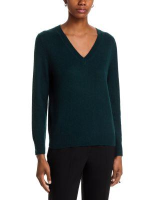 100% Cashmere V Neck Sweater - Exclusive by C BY BLOOMINGDALE'S CASHMERE