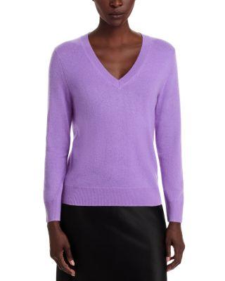 100% Cashmere V Neck Sweater - Exclusive by C BY BLOOMINGDALE'S CASHMERE