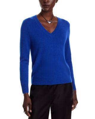 100% Cashmere V Neck Sweater - Exclusive by C BY BLOOMINGDALE'S CASHMERE