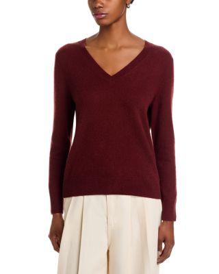 100% Cashmere V Neck Sweater - Exclusive by C BY BLOOMINGDALE'S CASHMERE