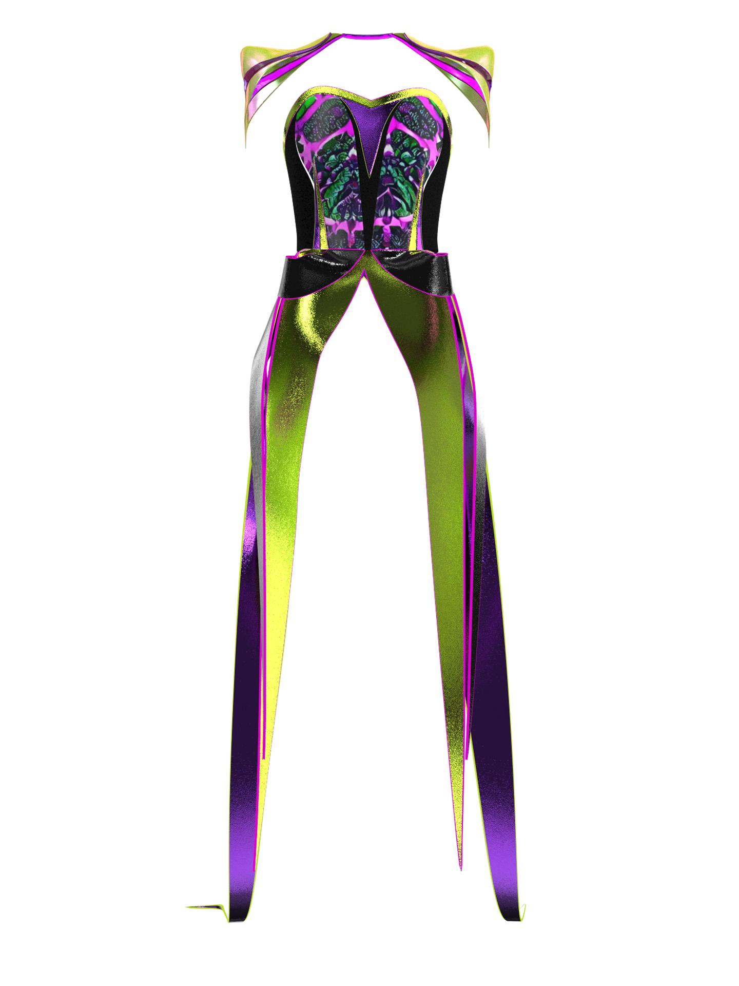 Alien Hybrid Corset by C.GITAL