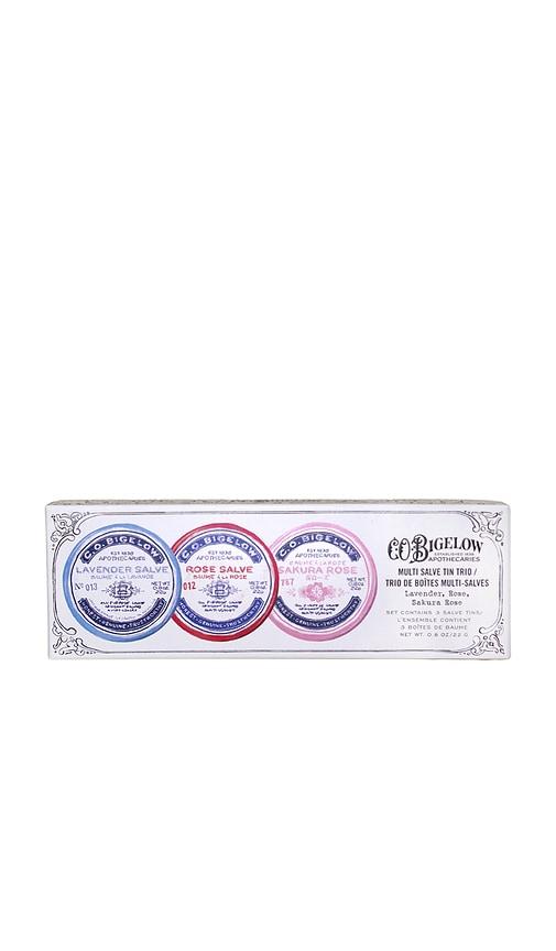 C.O. Bigelow Lip Salve Tin Trio in Rose, Lavender & Sakura Rose by C.O. BIGELOW
