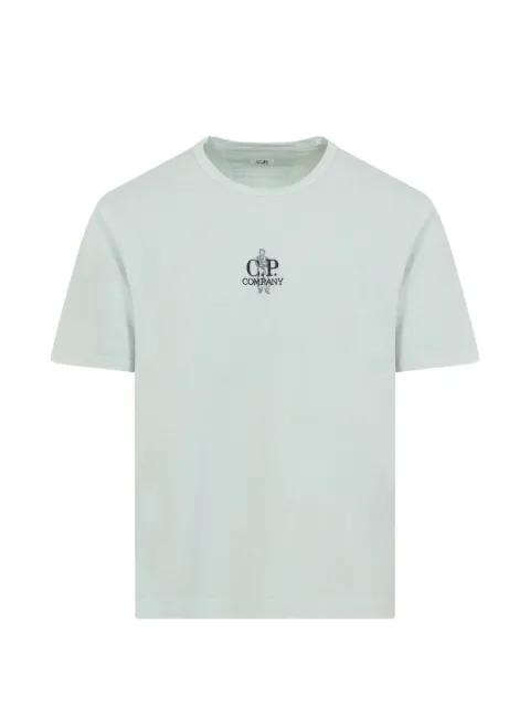 1020 jersey short sleeve embroidery T-shirt by C.P. COMPANY
