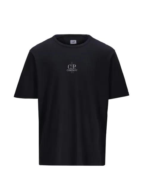 1020 jersey short sleeve embroidery T-shirt by C.P. COMPANY