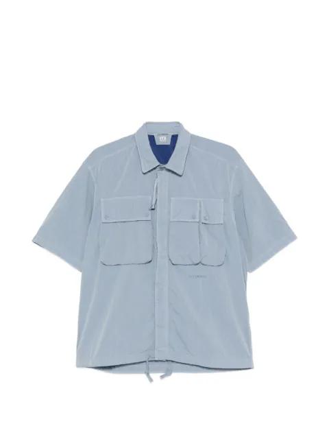 50 Fili short sleeve zip shirt by C.P. COMPANY