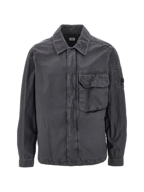 50 fili wax zipped Lens overshirt by C.P. COMPANY