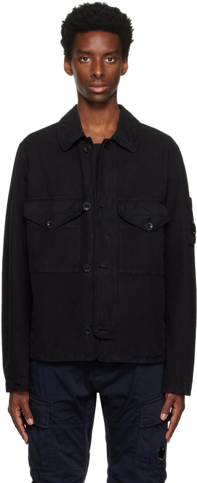 Black Lens Jacket by C.P. COMPANY