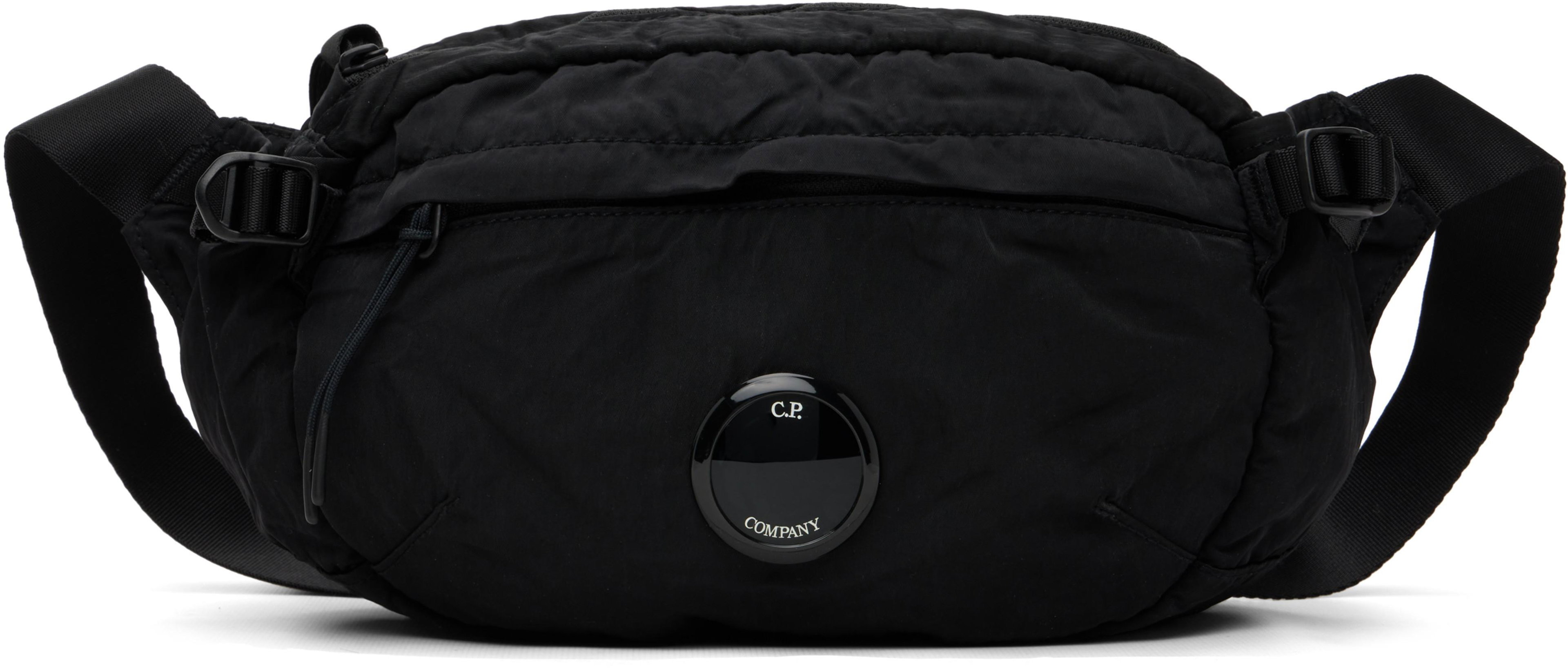 Black Nylon B Belt Bag by C.P. COMPANY