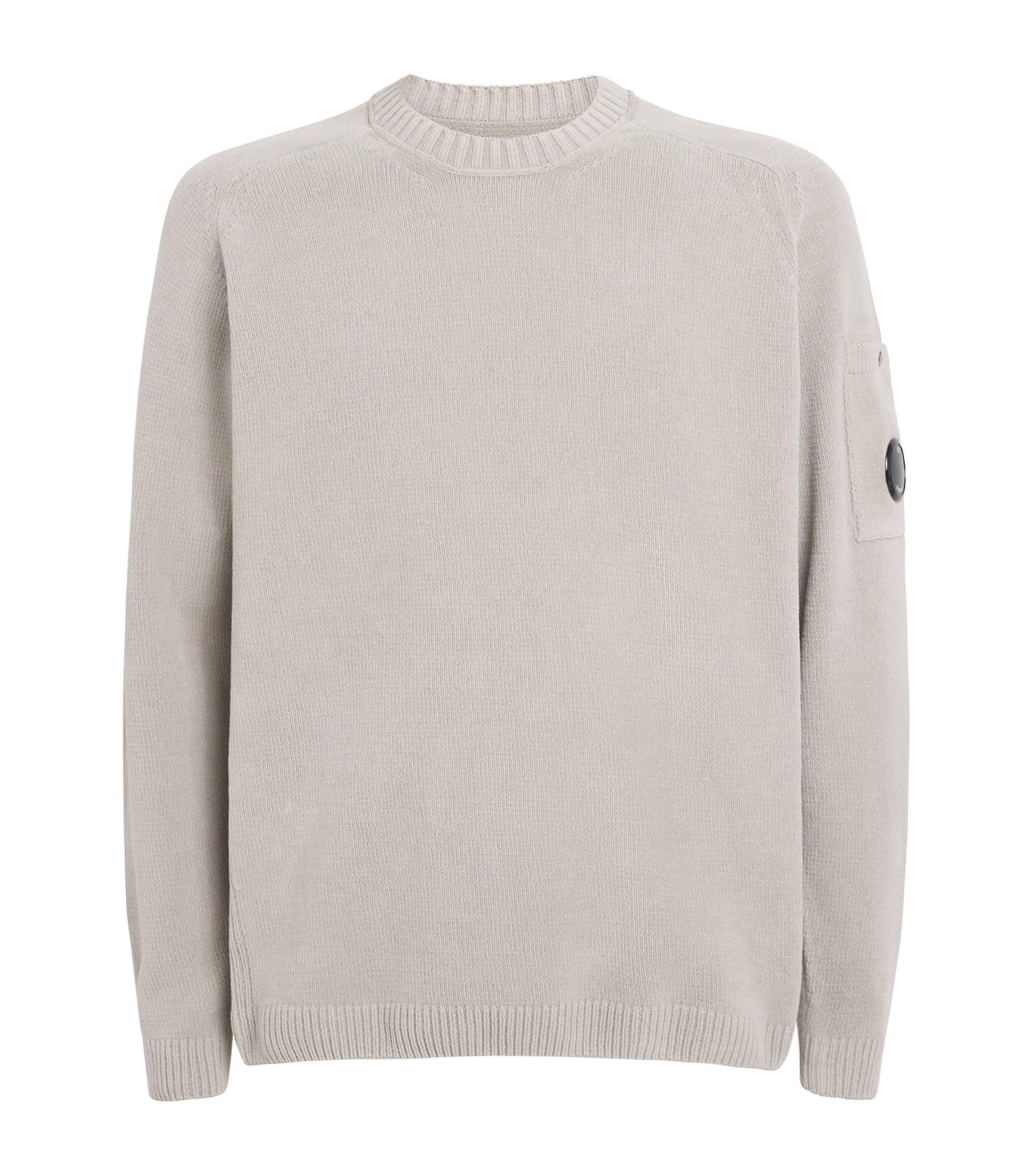 C.P. Company Cotton Chenille Lens Sweater by C.P. COMPANY