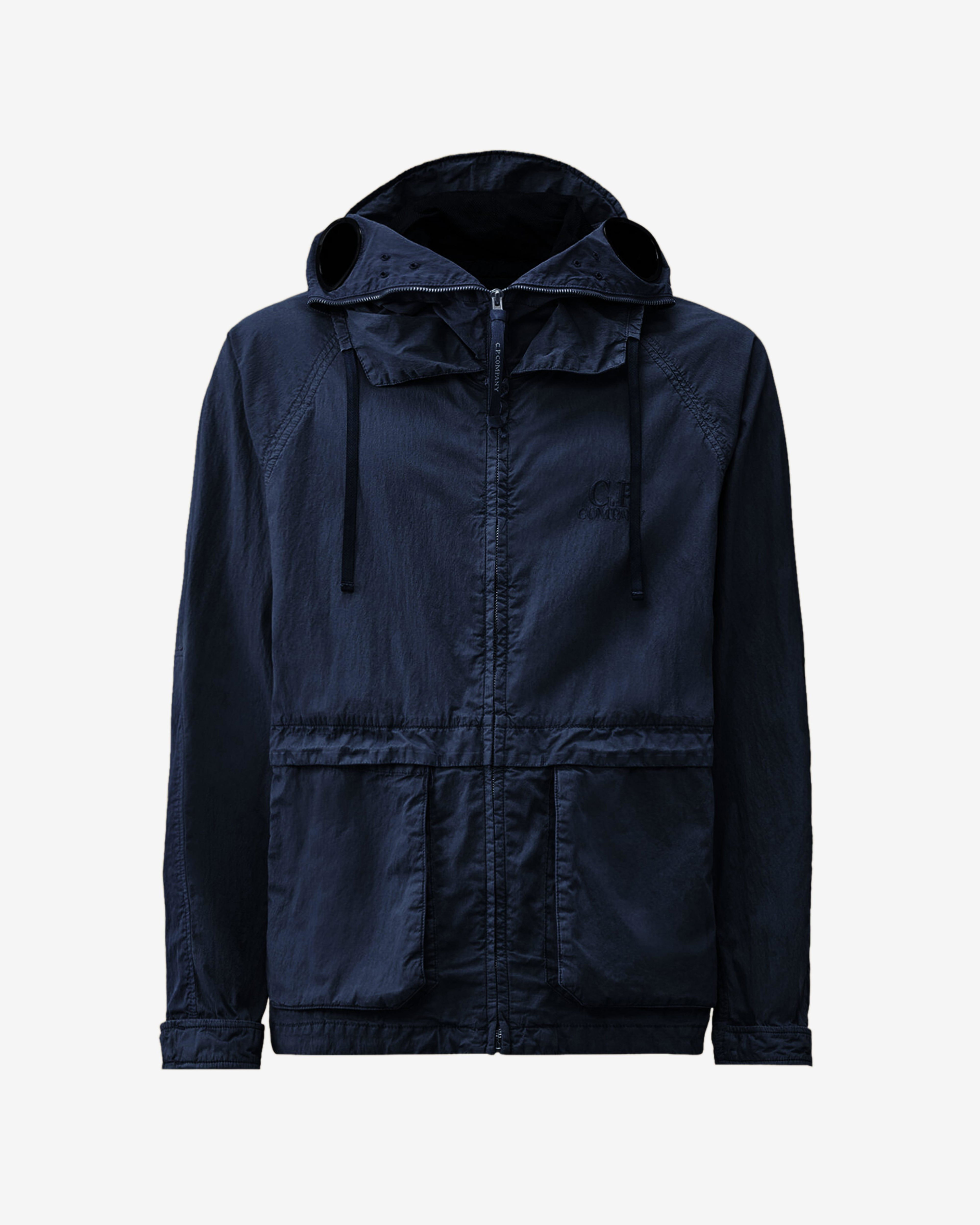 C.P. Company - Men's 50 Fili Wax Explorer Jacket - (Midnight Navy) by C.P. COMPANY