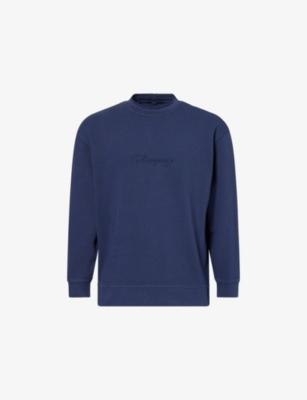 Centre Logo Cotton Sweatshirt by C.P. COMPANY