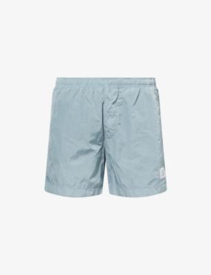 Chrome Brand-Embroidered Swim Shorts by C.P. COMPANY