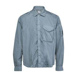 Chrome-R Lens zip-up overshirt by C.P. COMPANY