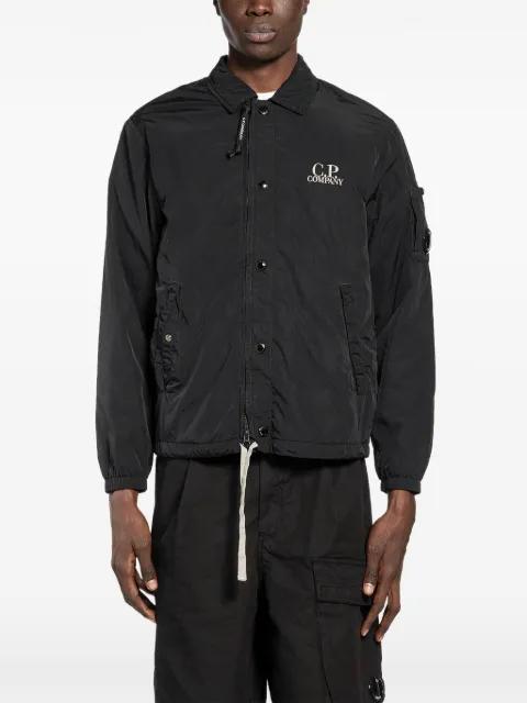 Chrome-R graphic zipped overshirt by C.P. COMPANY