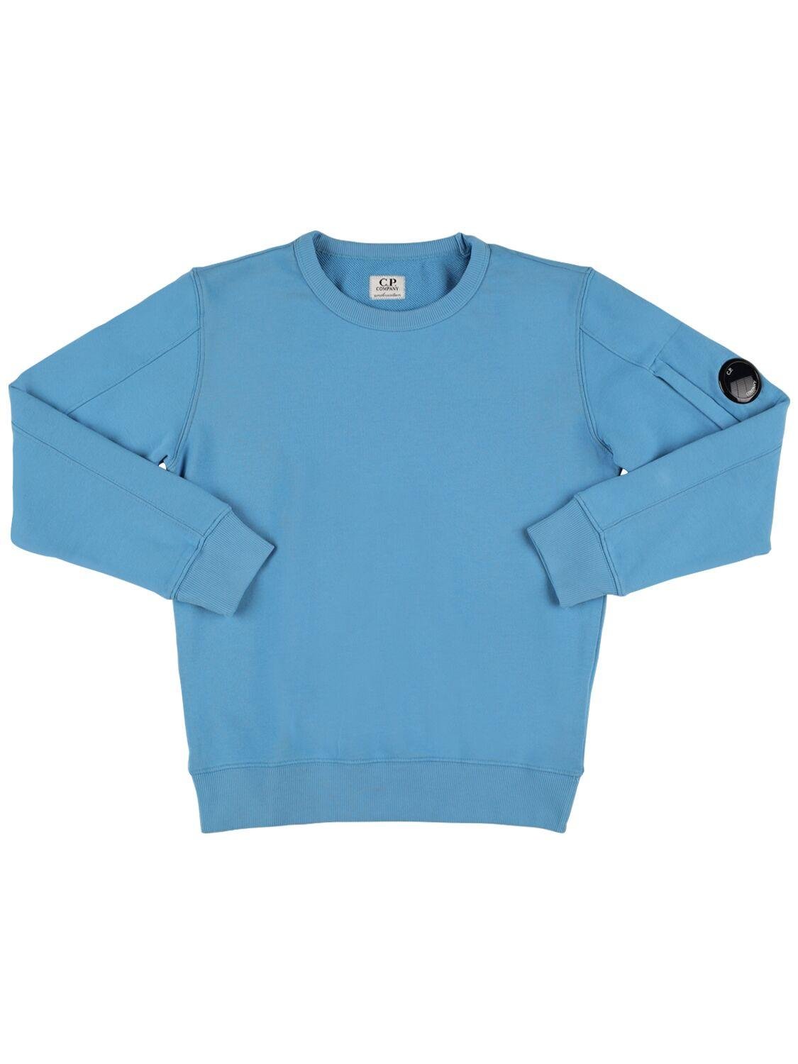 Cotton Crewneck Sweatshirt by C.P. COMPANY