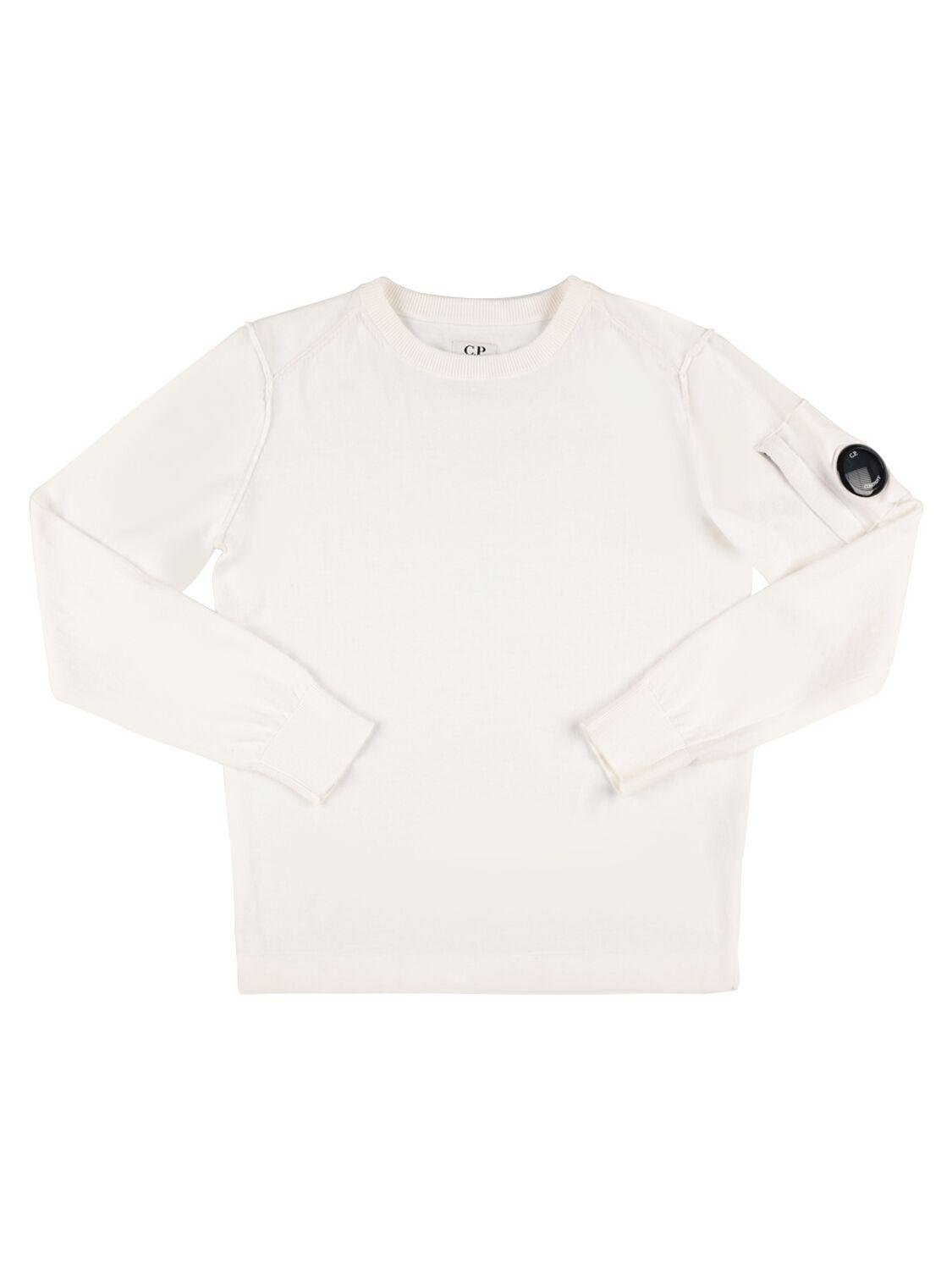 Cotton Knit Sweater by C.P. COMPANY