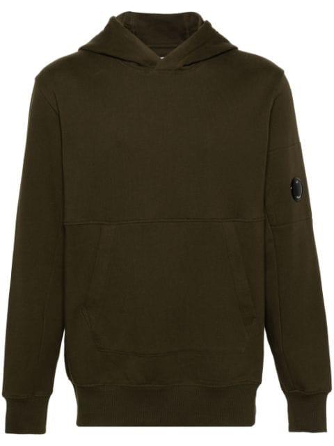 Diagonal Raised Lens-detail hoodie by C.P. COMPANY