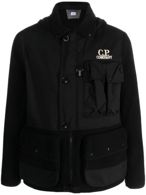 Duffel Mixed Goggle hoodied jacket by C.P. COMPANY