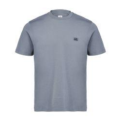 Embroidered jersey logo T-shirt by C.P. COMPANY