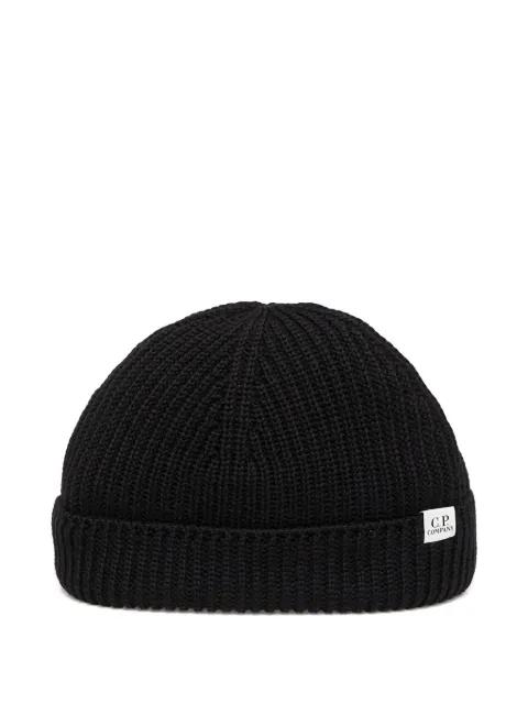 Fisherman merino beanie hat by C.P. COMPANY