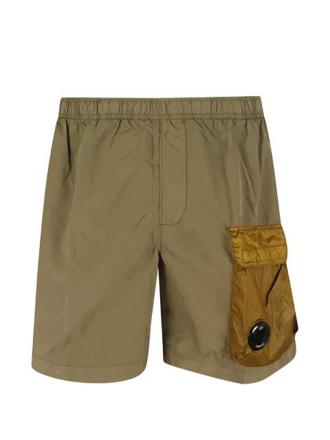 Flatt Nylon mixed Lens cargo swim shorts by C.P. COMPANY