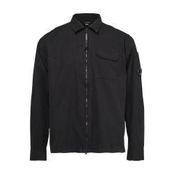 Gabardine zip-up overshirt by C.P. COMPANY