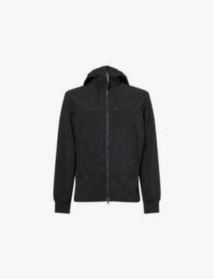 Goggle-Hood Long-Sleeve Stretch-Woven Jacket by C.P. COMPANY