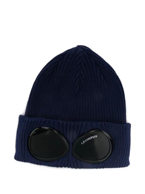 Goggle-detail beanie hat by C.P. COMPANY