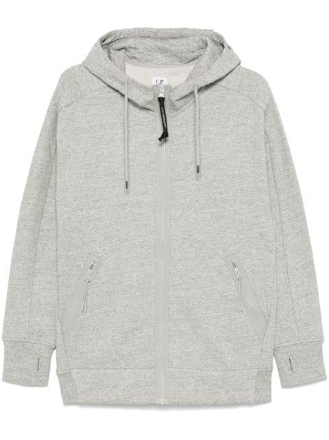 Goggles-detail zip-up hoodie by C.P. COMPANY